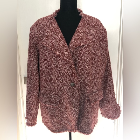 Pamela McCoy Jackets & Blazers - Pamela McCoy Wool-Blend Blazer Size 2X